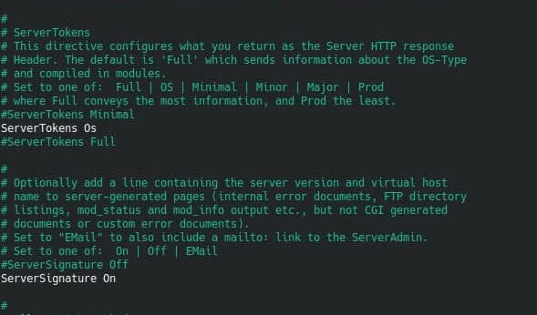 Изначальные значений строк